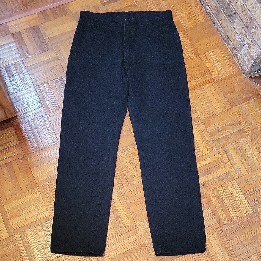 Rustler Men's Black Relaxed Fit Denim Jeans Size 34/34